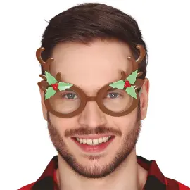 Briller med Rensdyrhorn og Mistelten