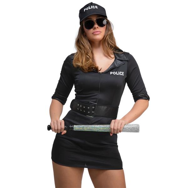 Politibat med Strass