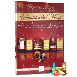 Julekalender med Spiritusfyldt Chokolade