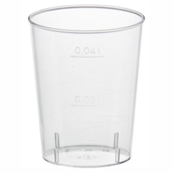 Snapseglas Plastik