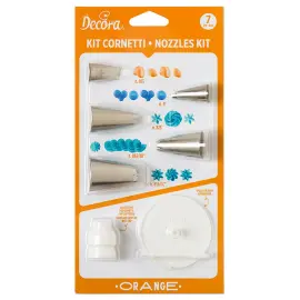 Spr&oslash;jtes&aelig;t Hvid/S&oslash;lv 7-pak