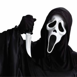 Ghostface Maske og Kniv