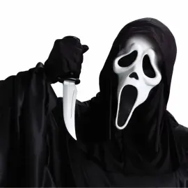 Ghostface Maske og Kniv