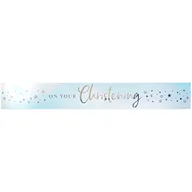 Banner On Your Christening Lysebl&aring;
