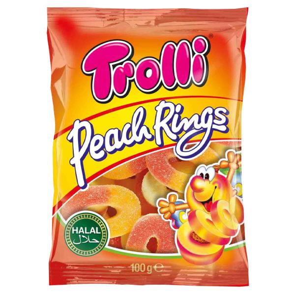 Trolli Ferskenringe 100 g