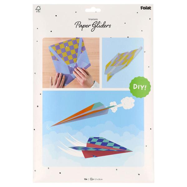 DIY Papirfly Stripetastic 12-pak