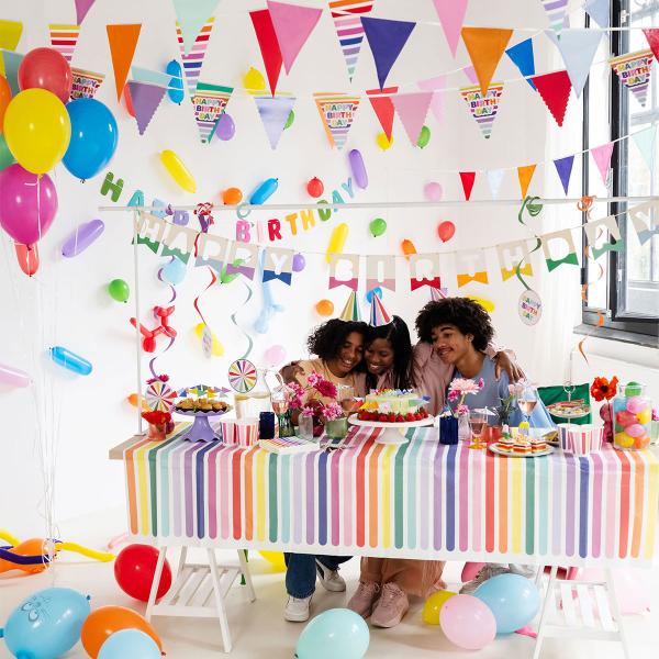 Vimpelguirlande Flerfarvet 6 m