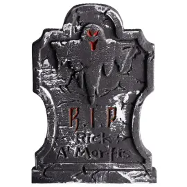 Gravsten Dekoration RIP Sp&oslash;gelse