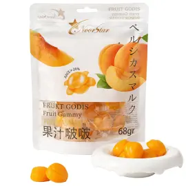 Frugtslik Gul Fersken 68g