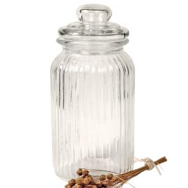 Glaskrukke med Låg 1,3L