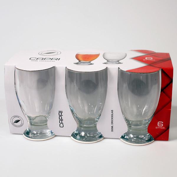 Drikkeglas Capri 6-pak
