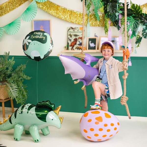 Folieballon Happy Birthday Dinosaur 35 cm