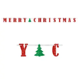 Guirlande Merry Christmas Glitter