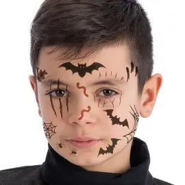 Halloween Midlertidige Ansigtstatoveringer