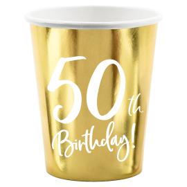 50th Birthday Krus Guld