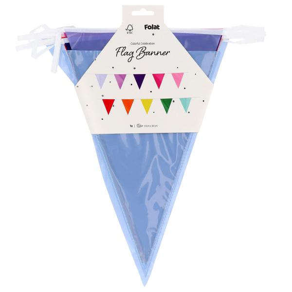 Vimpelguirlande Flerfarvet 6 m