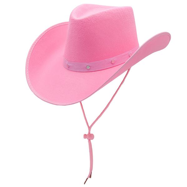 Cowboyhat Lyserød