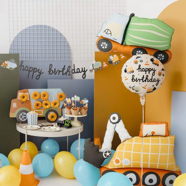 Folieballon Gravemaskine 93 x 68 cm