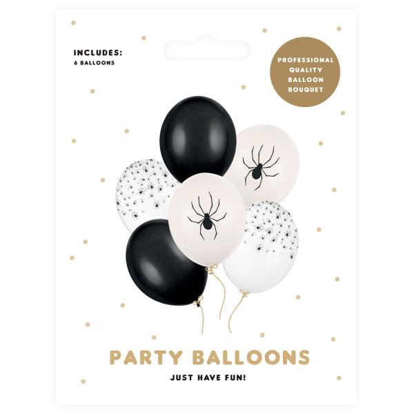 Latexballoner Edderkopper Blandede Farver