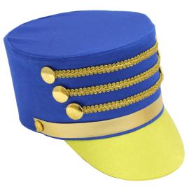 Trommeslagerhat Bl&aring;/Gul