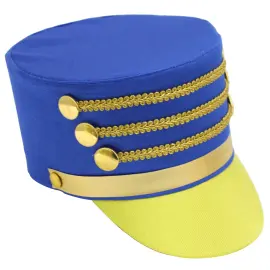 Trommeslagerhat Bl&aring;/Gul