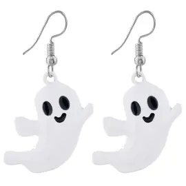 Halloween Øreringe Hvide Spøgelser