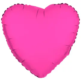 Folieballon Hjerte Neonlyser&oslash;d