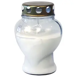 Hjerteformet Gravlys