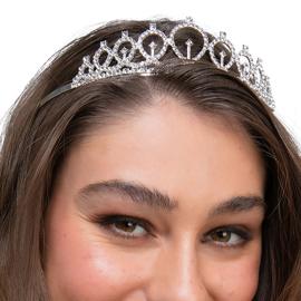 Tiara Sølv med Diamanter