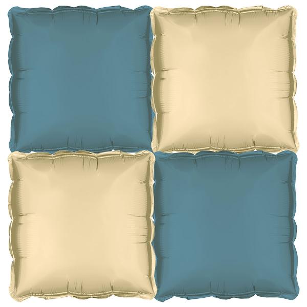 Pudeballoner Marineblå/Beige 4-pak