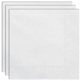 Papirservietter Hvid 20-pak