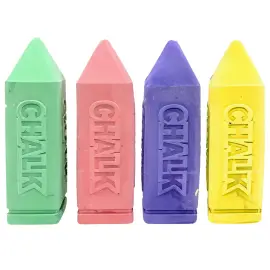 Jumbo Gadekridt 19 cm 4-pak