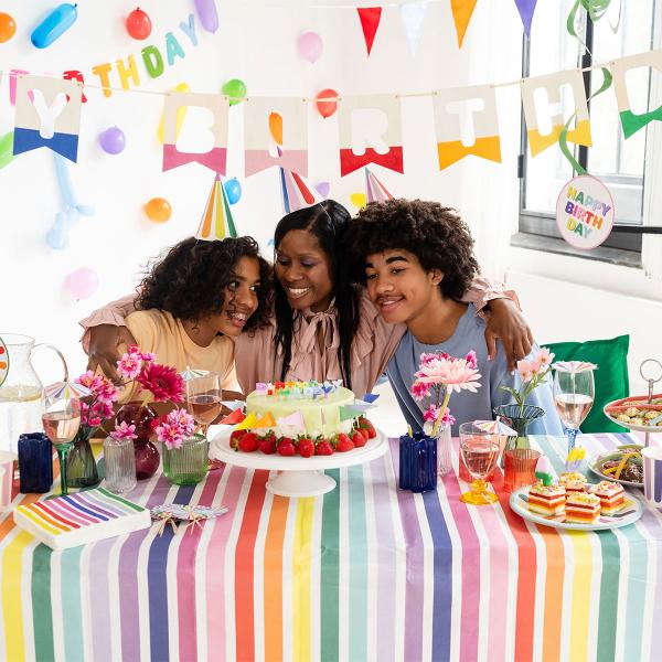 Partypicks Drinkparaply Stripetastic 10-pak