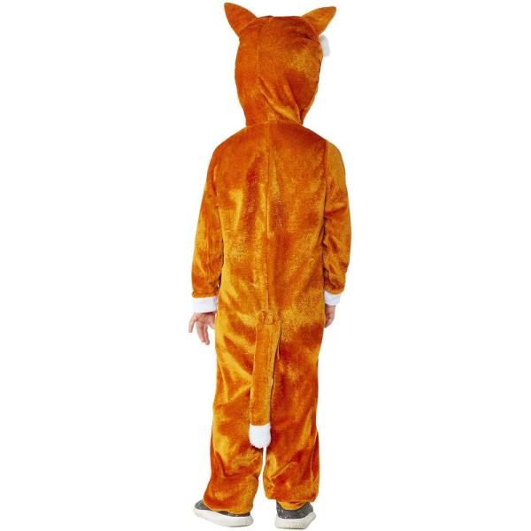 Orange Kattekostume Jumpsuit Børn
