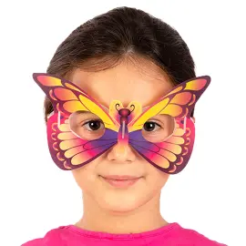 Glow Maske Sommerfugl Børn