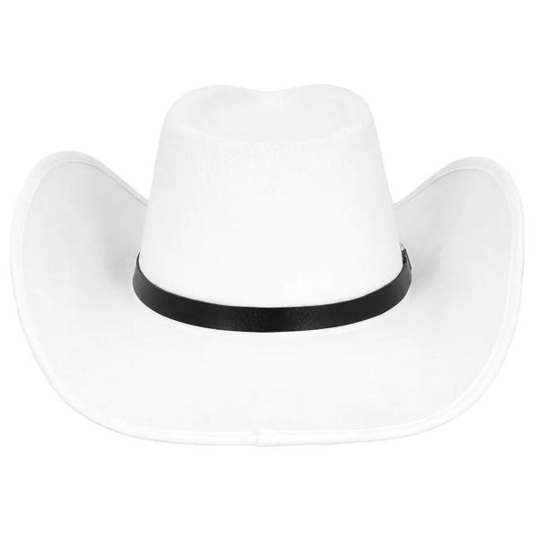 Det Vilde Vesten Cowboyhat Hvid