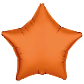 Folieballon Stjerne Neonorange