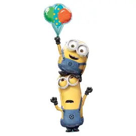 Gigantisk Airwalker Minions Folieballon