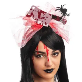 Halloween Hårbøjle Kødøkse og Sløjfe