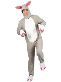 Kaninkostume med Hætte