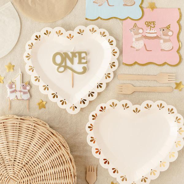 Kagelys 1 år Mus 6,5 x 7,5 cm