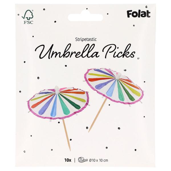 Partypicks Drinkparaply Stripetastic 10-pak