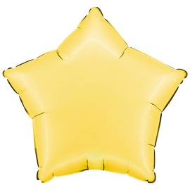 Folieballon Stjerne Satin Banana Yellow