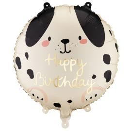 Folieballon Happy Birthday Hund 35 cm