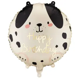Folieballon Happy Birthday Hund 35 cm