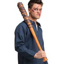 Baseballbat med Pigtr&aring;d og Blod