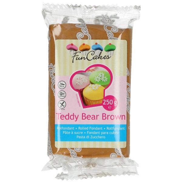 Fondant Teddy Bear Brown 250g