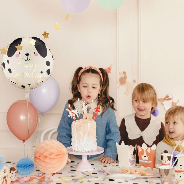 Folieballon Happy Birthday Hund 35 cm