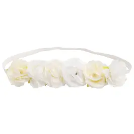 H&aring;rb&aring;nd med Hvide Blomster