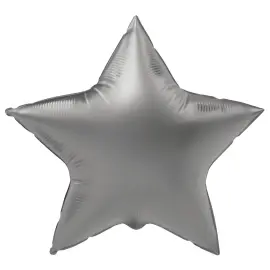 Folieballon Stjerne Månesølv Mat